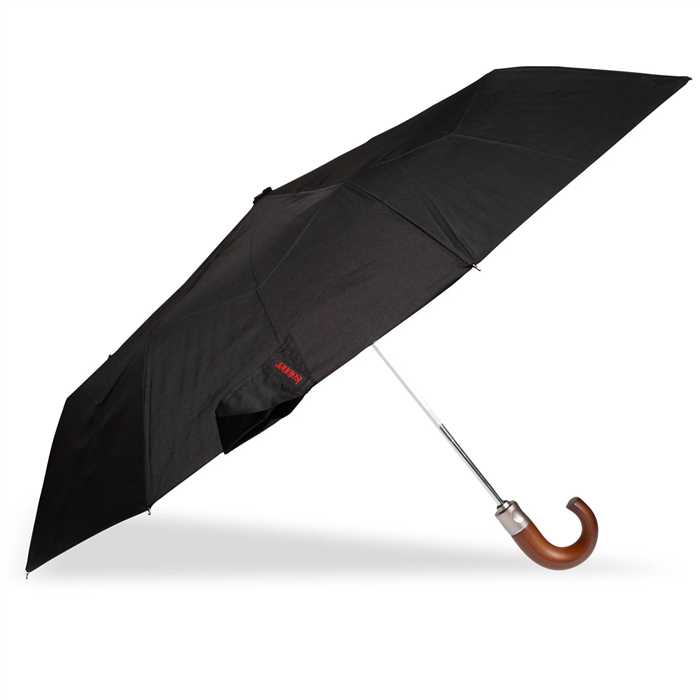Parapluie crook bois X-Tra Solide Deluxe